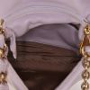 Bolso bandolera Lanvin Happy modelo pequeño en cuero acolchado con motivos de espigas beige - Detail D2 thumbnail