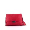 Dior Diorling handbag in red leather - 360 thumbnail