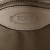 Bolso bandolera Tod's Double T en cuero blanco - Detail D3 thumbnail