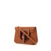 Hermès Halzan small model shoulder bag in gold Swift leather - 00pp thumbnail