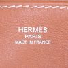 Borsa a tracolla Hermès Halzan modello piccolo in pelle Swift gold - Detail D4 thumbnail