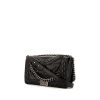 Chanel Boy shoulder bag in black leather - 00pp thumbnail