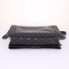 Chanel Boy shoulder bag in black leather - Detail D5 thumbnail