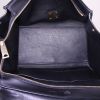 Celine Trapeze medium model bag in black leather and brown foal - Detail D3 thumbnail
