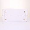 Burberry The Belt large model shopping bag in white, yellow and green grained leather - Detail D5 thumbnail