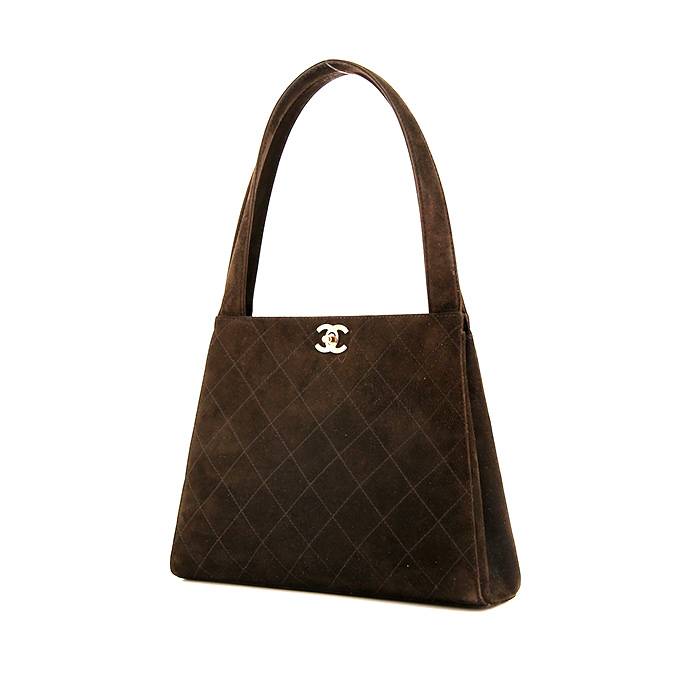Crossbody bag Chanel Brown in Suede - 35348488