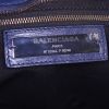 Sac à main Balenciaga Classic City en cuir bleu-marine - Detail D5 thumbnail