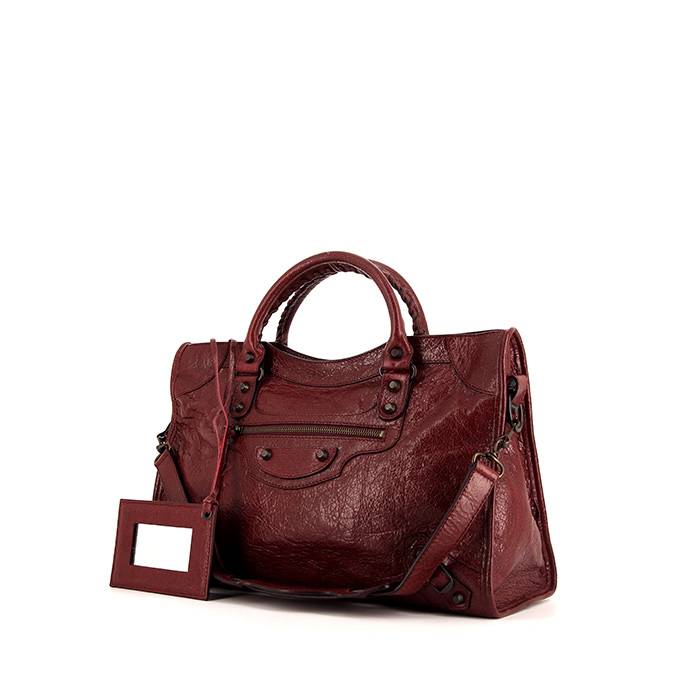 Balenciaga Hourglass Small Top Handle Bag in Red | Lyst