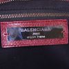 Bolso de mano Balenciaga Classic City en cuero color burdeos - Detail D5 thumbnail