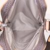 Borsa a tracolla Louis Vuitton Geant Citadin in tela grigia e pelle naturale - Detail D2 thumbnail