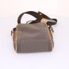 Louis Vuitton Geant Citadin shoulder bag in grey canvas and natural leather - Detail D4 thumbnail