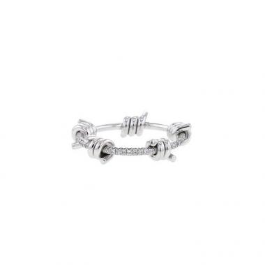 Bague Lorenz Bäumer Fil d'Amour en or blanc et diamants
