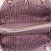 Louis Vuitton Montaigne handbag in taupe empreinte monogram leather - Detail D3 thumbnail