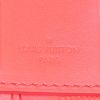 Borsa da viaggio Louis Vuitton Keepall 50 cm in pelle monogram arancione Sanguine - Detail D4 thumbnail