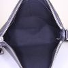 Louis Vuitton shoulder bag in damier graphite canvas and black leather - Detail D2 thumbnail