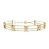 Flexible Chaumet Lien bracelet in yellow gold and diamonds - 00pp thumbnail