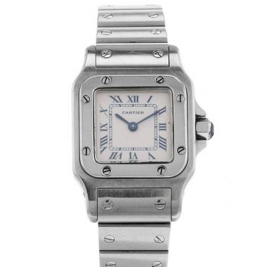 Orologio Cartier Santos Galbée in acciaio Circa  1990
