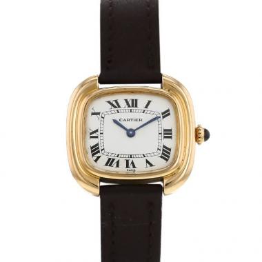 Montre Cartier Vintage en or jaune Vers  1980