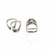 Hermès pair of cufflinks in silver - Detail D2 thumbnail