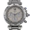 Cartier Pasha Chrono watch in stainless steel - 00pp thumbnail
