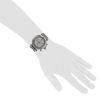 Reloj Cartier Pasha Chrono de acero - Detail D1 thumbnail