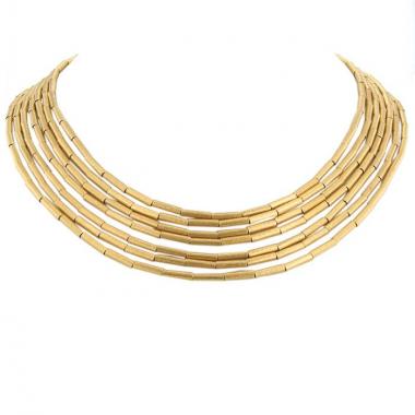 Collana H. Stern Fluid Gold modello grande in oro giallo