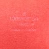 Pochette Louis Vuitton Florentine in tela cerata con motivo a scacchi ebano e pelle marrone - Detail D3 thumbnail