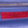 Valentino Garavani Rockstud small model shoulder bag in blue leather - Detail D4 thumbnail