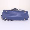 Valentino Garavani Rockstud small model shoulder bag in blue leather - Detail D5 thumbnail