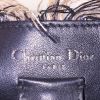 Bolso de mano Dior Diorissimo modelo grande en lona beige y cocodrilo negro - Detail D4 thumbnail
