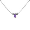 Chaumet Attrape Moi Si Tu M'Aimes necklace in white gold,  diamonds and amethyst - 00pp thumbnail