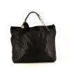Lanvin Happy large model shopping bag in black quilted leather - 360 thumbnail