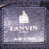 Lanvin Happy large model shopping bag in black quilted leather - Detail D3 thumbnail
