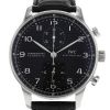 IWC Portuguese watch in stainless steel Ref : 3714 Circa 2000 - 00pp thumbnail