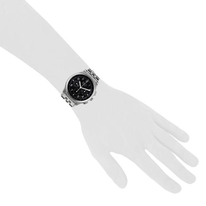 Montre Zenith El Primero en acier Ref :  02.0500.400 Vers  2000 - Detail D1