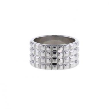 Bague Boucheron Clou de Paris grand modèle en or blanc Bague Boucheron Clou de Paris grand modèle en or blanc