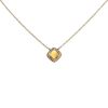 Fred Pain de Sucre small model necklace in yellow gold,  diamonds and citrine - 00pp thumbnail