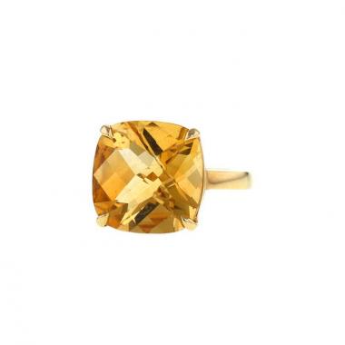 Bague Tiffany & Co Sparklers en or jaune et en citrine