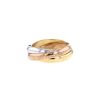 Cartier Trinity medium model ring in 3 golds, taille 57 - 00pp thumbnail