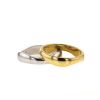Double Cartier 1990's ring in white gold and yellow gold - Detail D2 thumbnail