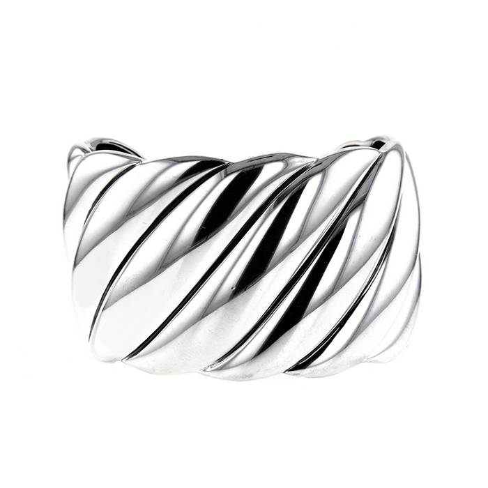 David Yurman Sculpted Cable cuff bracelet in silver