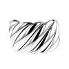 David Yurman Sculpted Cable cuff bracelet in silver - 00pp thumbnail