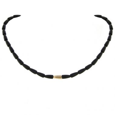 Collier Vhernier Calla en ébène et or jaune