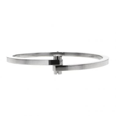 Bracelet ouvrant Cartier Menotte en or blanc