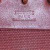 Hermes Herbag handbag in brown canvas and brown leather - Detail D3 thumbnail
