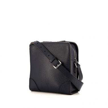 Louis Vuitton Nikolai Messenger small model shoulder bag in navy blue taiga leather