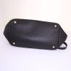 Prada shoulder bag in black grained leather - Detail D5 thumbnail