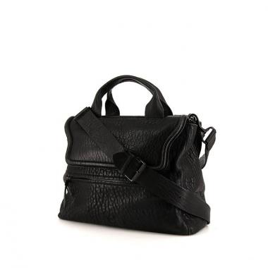 Alexander McQueen handbag in black grained leather