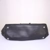 Shopping bag Prada in pelle saffiano nera bianca e grigia - Detail D5 thumbnail