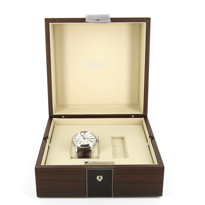 Montre Longines Heritage en acier Ref: L2.713.4 Vers 2000 - Detail D3